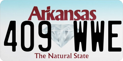AR license plate 409WWE