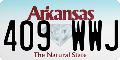 AR license plate 409WWJ