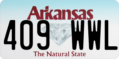 AR license plate 409WWL