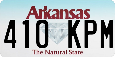 AR license plate 410KPM