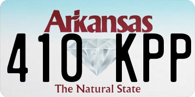 AR license plate 410KPP