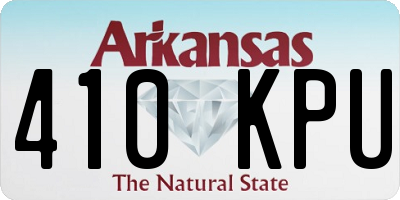 AR license plate 410KPU