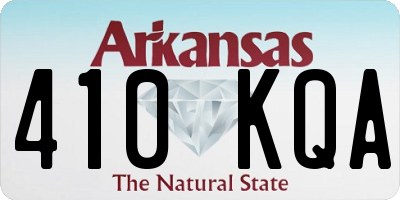 AR license plate 410KQA