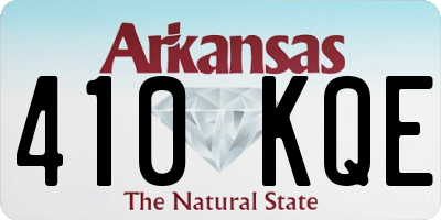 AR license plate 410KQE