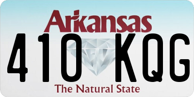 AR license plate 410KQG