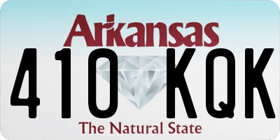 AR license plate 410KQK