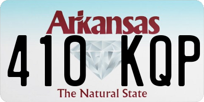 AR license plate 410KQP