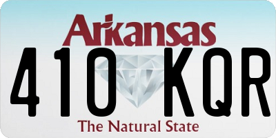 AR license plate 410KQR