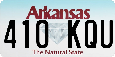 AR license plate 410KQU