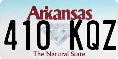 AR license plate 410KQZ