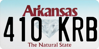 AR license plate 410KRB
