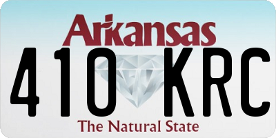 AR license plate 410KRC