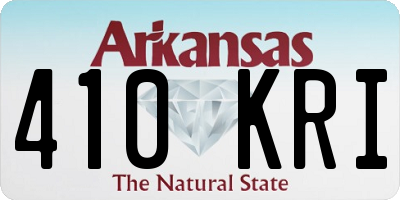 AR license plate 410KRI