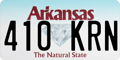 AR license plate 410KRN