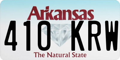 AR license plate 410KRW