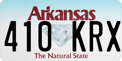 AR license plate 410KRX