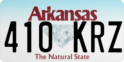 AR license plate 410KRZ