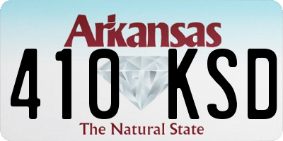 AR license plate 410KSD