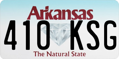 AR license plate 410KSG