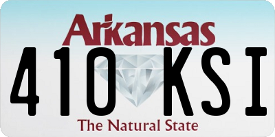 AR license plate 410KSI