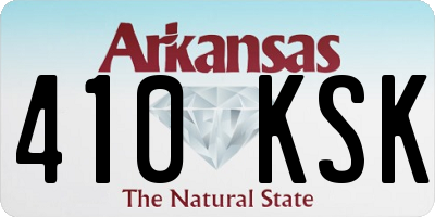 AR license plate 410KSK