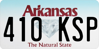 AR license plate 410KSP