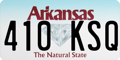 AR license plate 410KSQ
