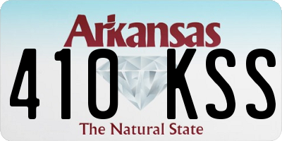 AR license plate 410KSS