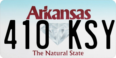 AR license plate 410KSY