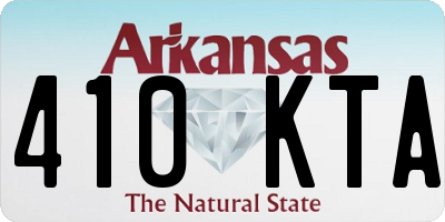 AR license plate 410KTA