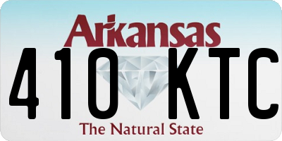 AR license plate 410KTC
