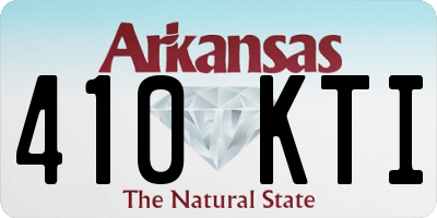 AR license plate 410KTI