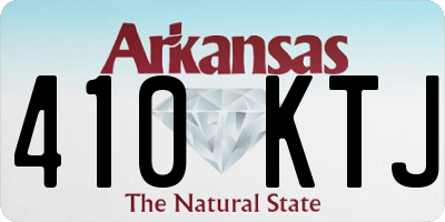 AR license plate 410KTJ