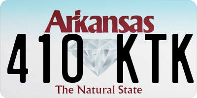 AR license plate 410KTK