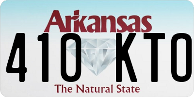 AR license plate 410KTO