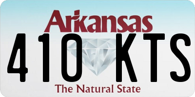 AR license plate 410KTS
