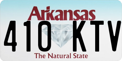 AR license plate 410KTV