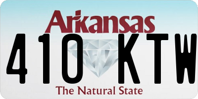 AR license plate 410KTW