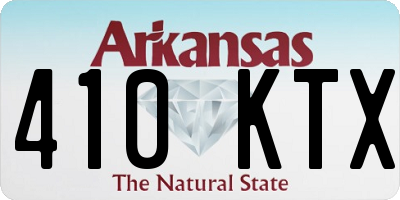 AR license plate 410KTX