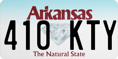 AR license plate 410KTY