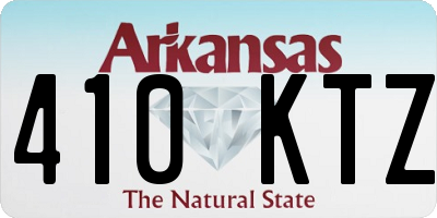 AR license plate 410KTZ