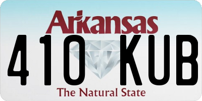 AR license plate 410KUB