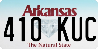 AR license plate 410KUC