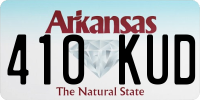 AR license plate 410KUD
