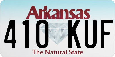 AR license plate 410KUF