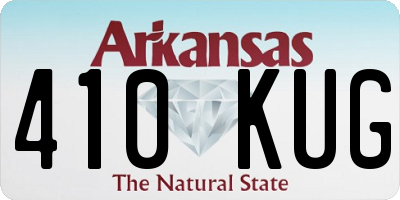 AR license plate 410KUG