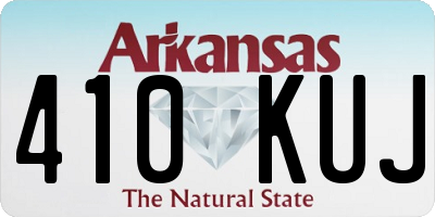 AR license plate 410KUJ