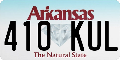 AR license plate 410KUL