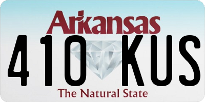 AR license plate 410KUS