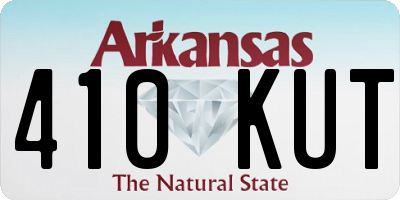 AR license plate 410KUT